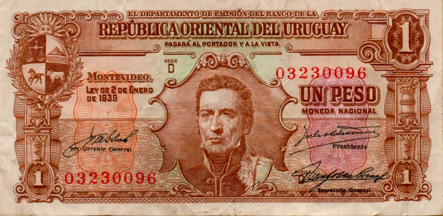 Uruguay 1 1939 VF P-35/c